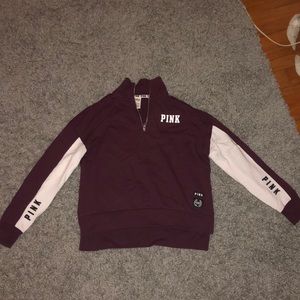 Pink maroon quarter zip up LAST CHANCE FINAL PRICE
